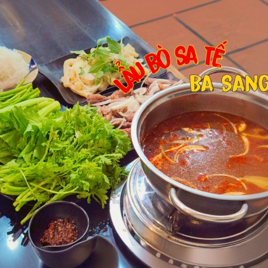 Bò Nướng Mỡ Chài Ba Sang