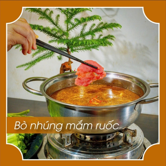 Bò Nướng Mỡ Chài Ba Sang